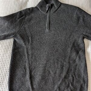 Rodd And Gunn Men's Gray Half-Zip Sweater